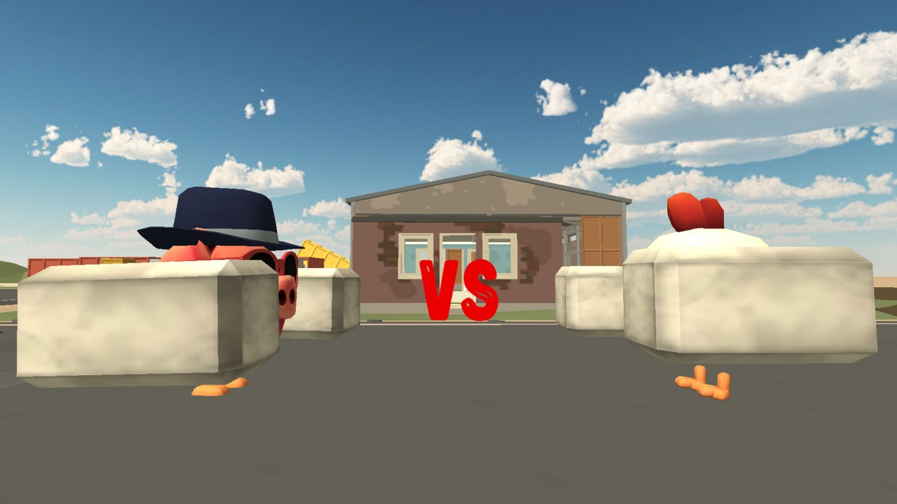 Поросёнок Melvin VS Петушок Rudy