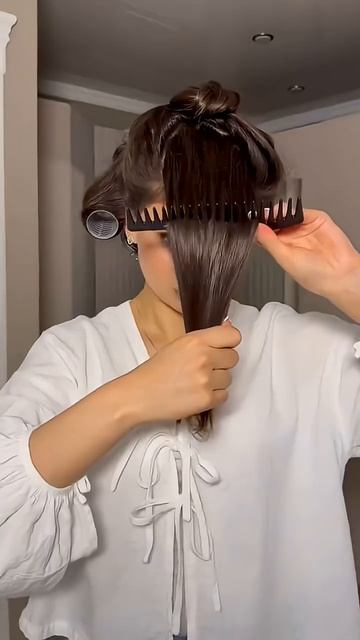 Трендовая укладка на утюжок #hairstyle #hairtok #hairtutorial #hair #beauty