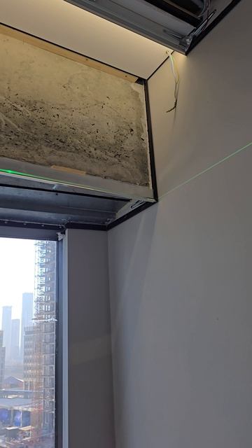 Конструкция обхода бетонной балки #натяжныепотолкимосква