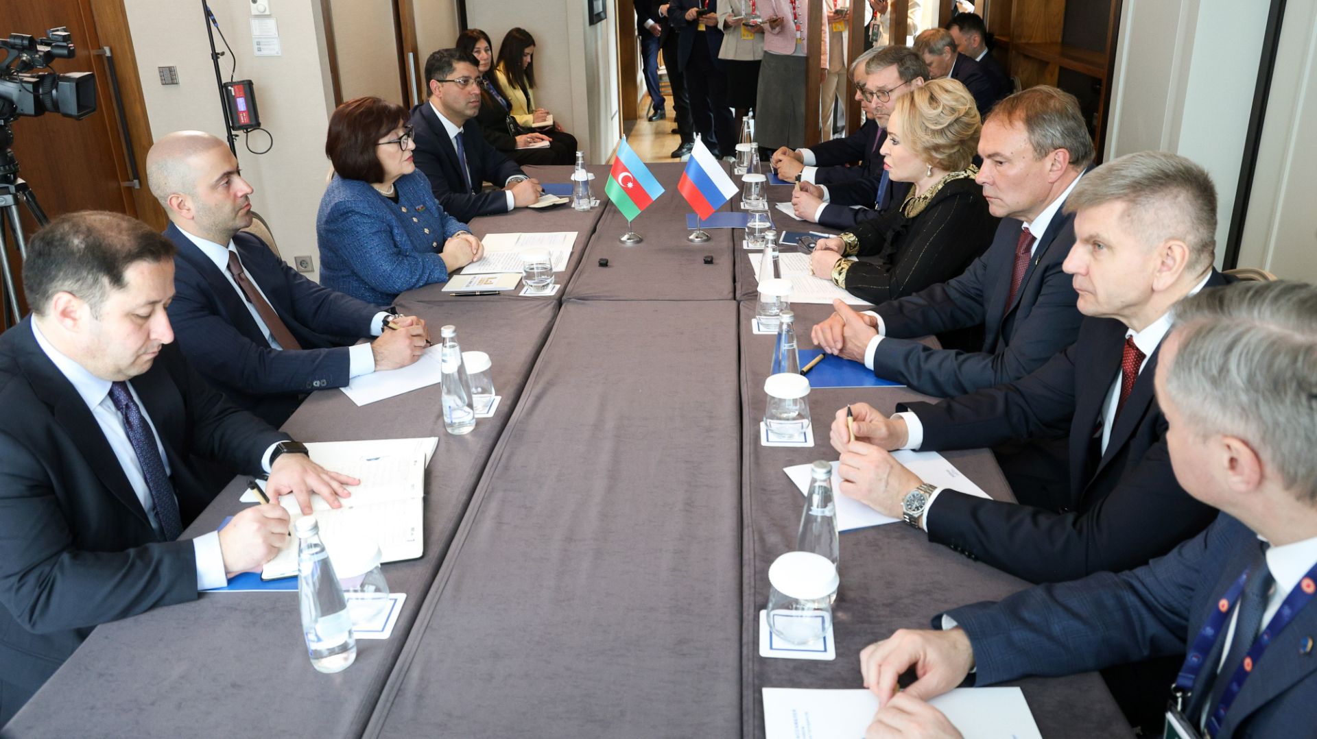 Встреча Председателя Совета Федерации с Председателем Милли Меджлиса Азербайджанской Республики