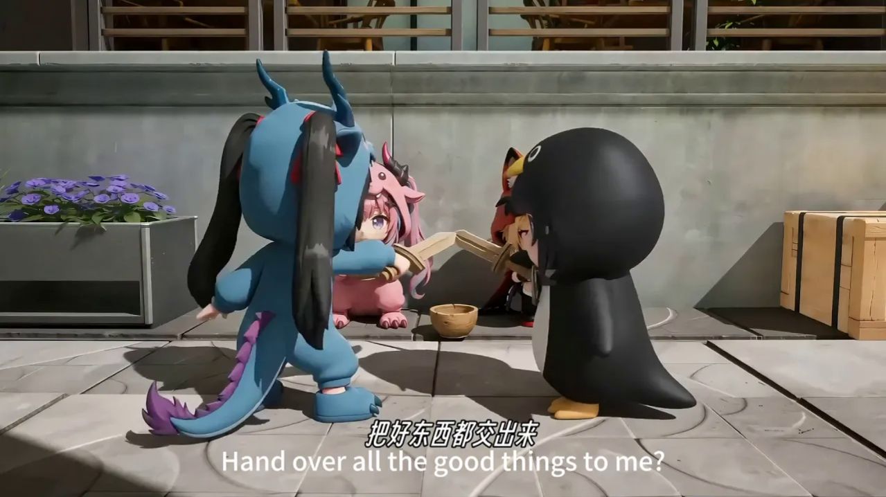 Приключение с ограблением маленького пингвина