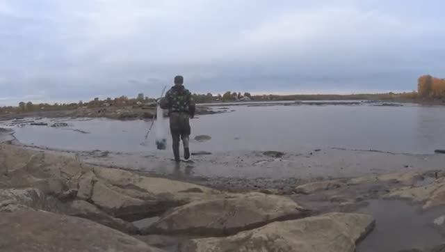 ГРЯЗЬ ИЛИ РЫБА?ПОСТАВИЛ СИГОВУЮ НОВУЮ СЕТЬ НА РЫБЬЮ ТРОПУ В МОРЕ!