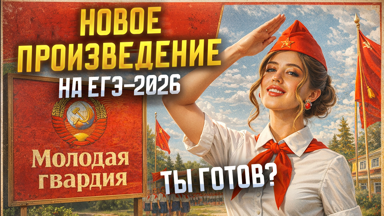 НОВОЕ ЗАДАНИЕ на ЕГЭ! Все о «Молодой гвардии» для ЕГЭ по литературе | Умскул