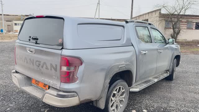 Кунг для Changan Hunter Plus в частичном остеклении