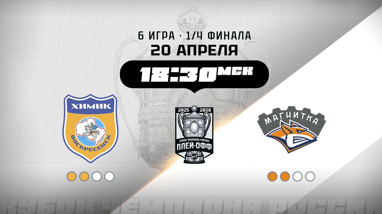 Химик (Воскресенск) - Магнитка (Магнитогорск)