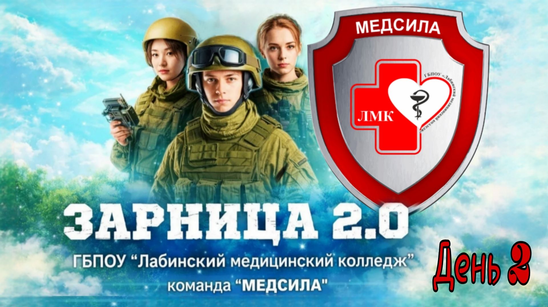 Зарница 2.0 Лабинский медицинский колледж ДЕНЬ 2