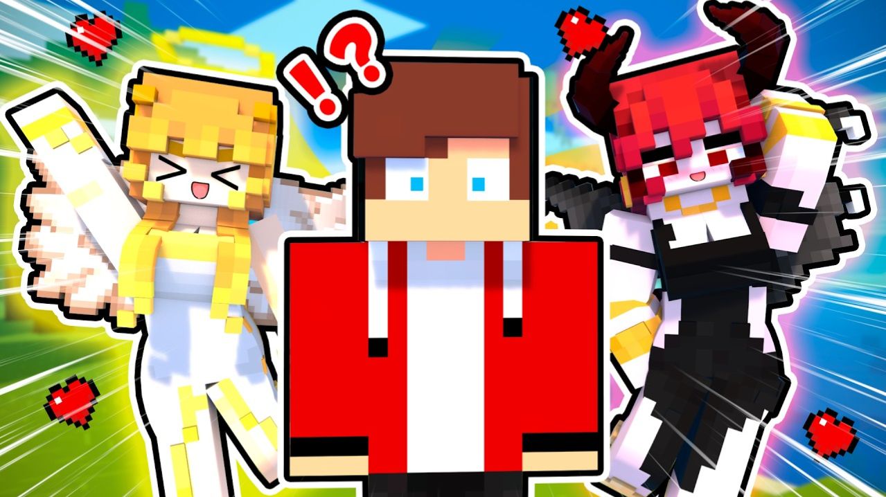 Свидание Джей Джей с Ангелом или демоном - Анимация для Майнкрафта