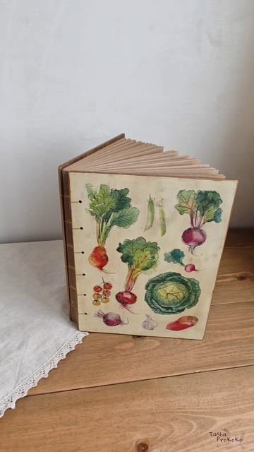 Деревянный блокнот А5 