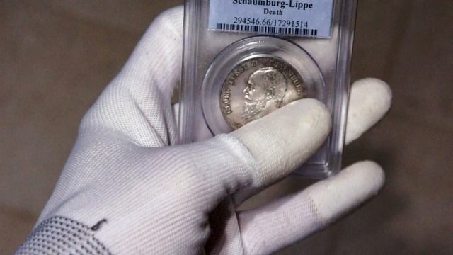 3 марки 1911 г. Шаумбург-Липпе PCGS MS66