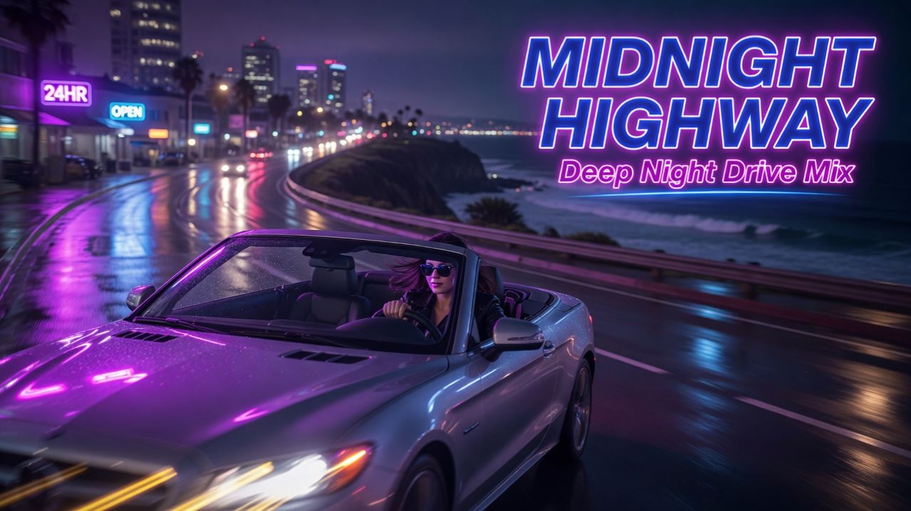 🌃 Midnight Highway | Ночная дорога в ритме дип-хауса
