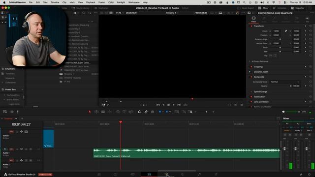 DAVINCI RESOLVE  21 Can Now Animate Anything To Audio  (No Plugins) 😲