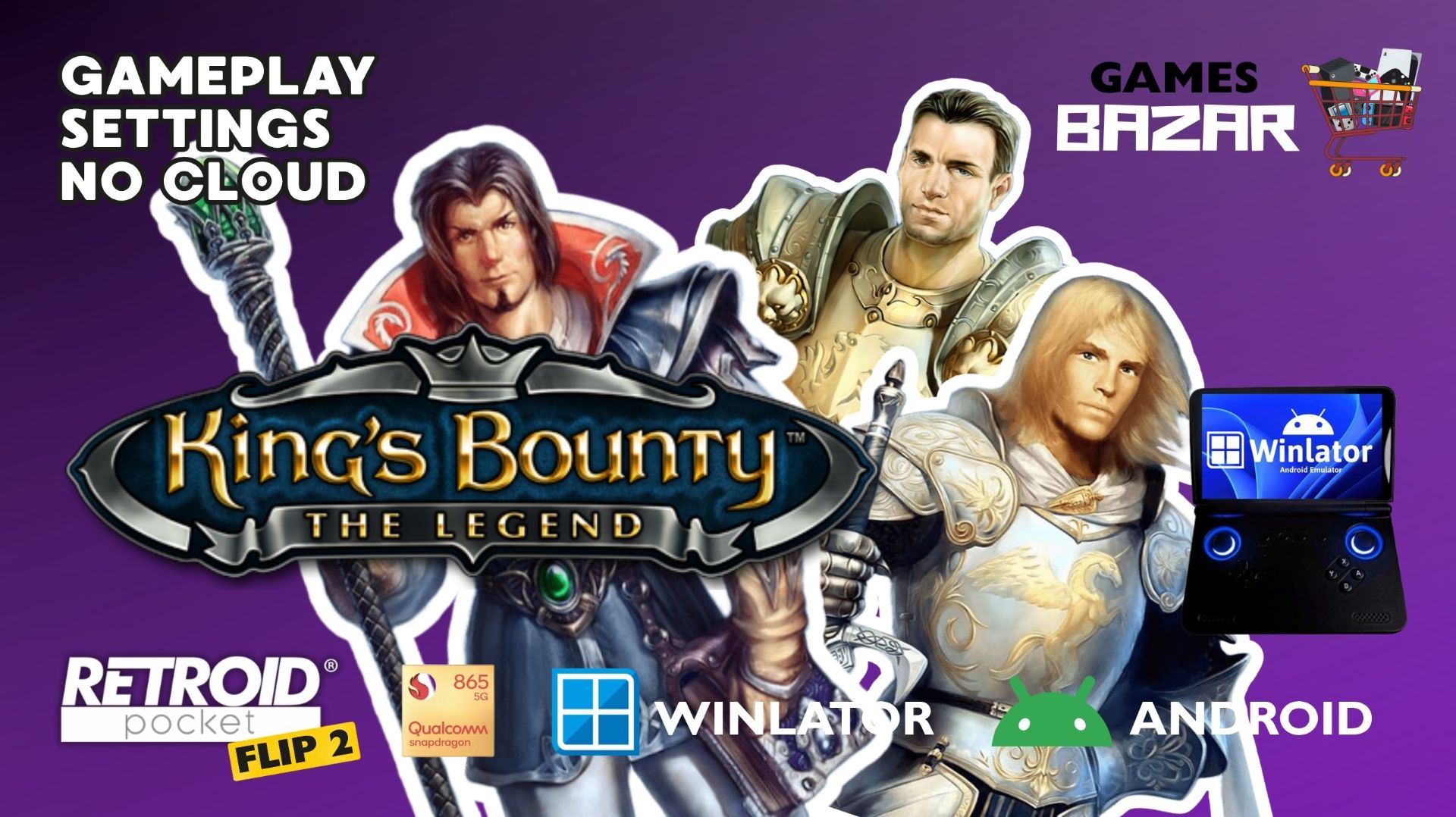 King’s Bounty.Легенда о рыцаре  Retroid Pocket Flip 2 настройки Winlator V10.1 #winlator #emulation