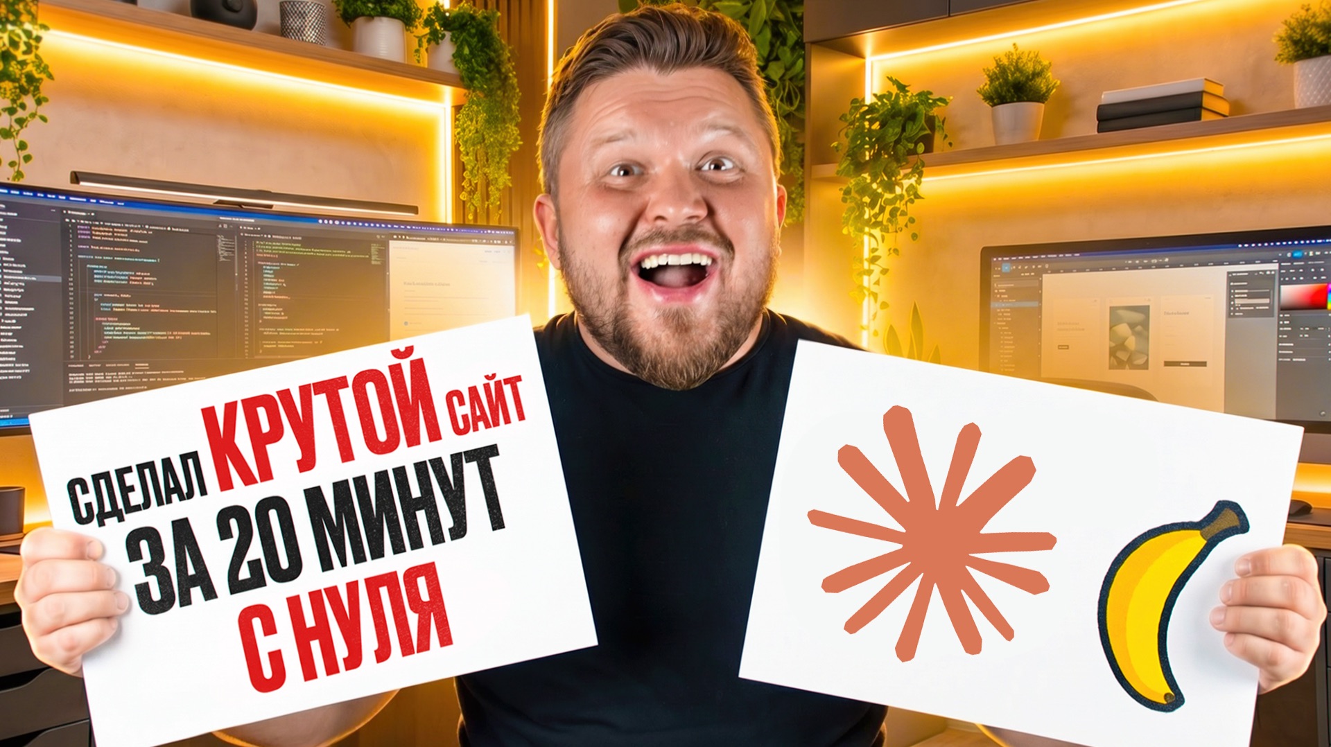 НОВАЯ связка: Claude Code + Nano Banana = ДИЗАЙНЕРСКИЙ сайт | Практический гайд