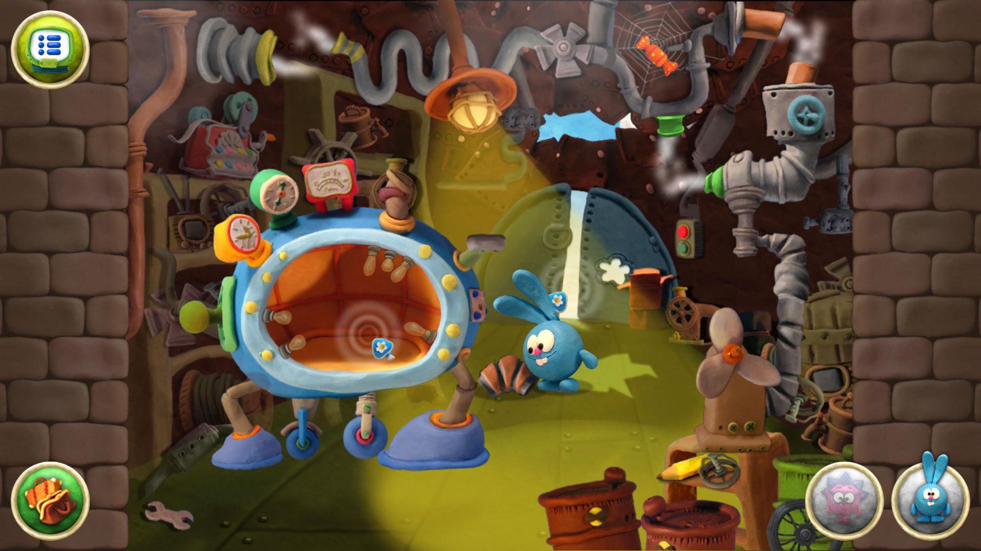 Смешарики в параллельных мирах! 🌌 Развивающая игра для детей 🎮 Пластилиновые Приключения