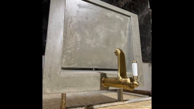 раковина из бетона