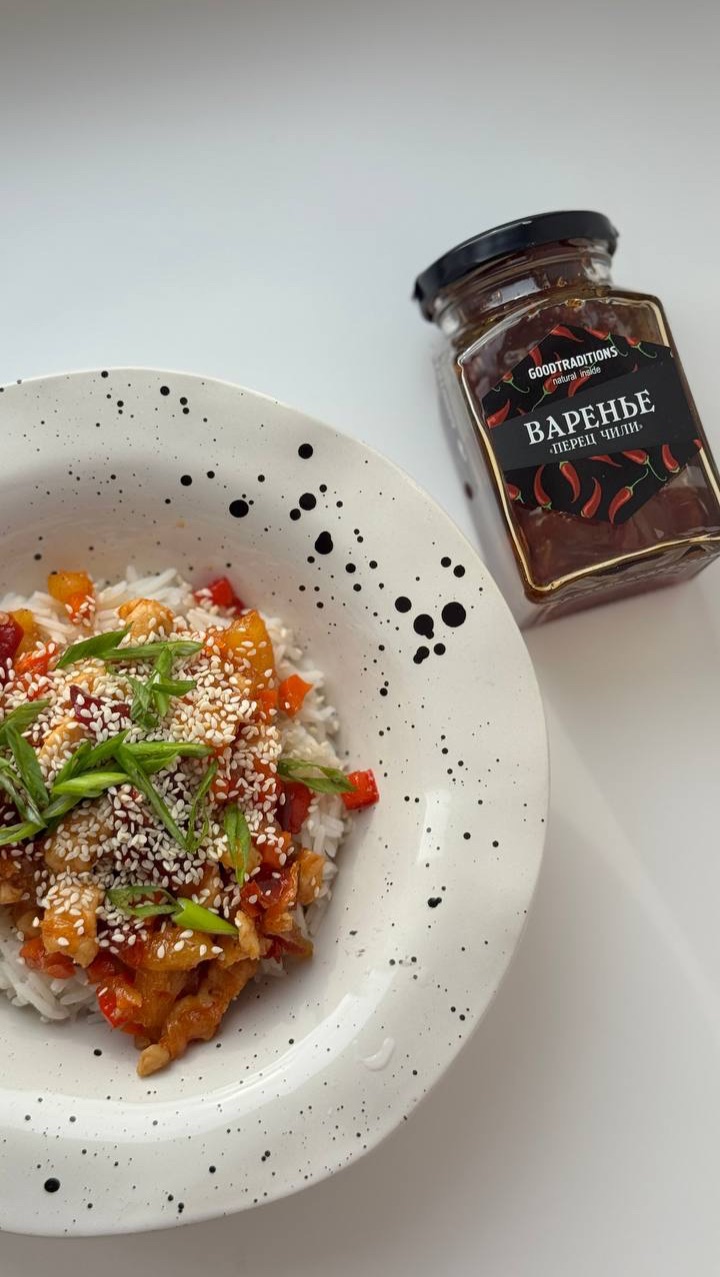 Курица в соусе «Чили»