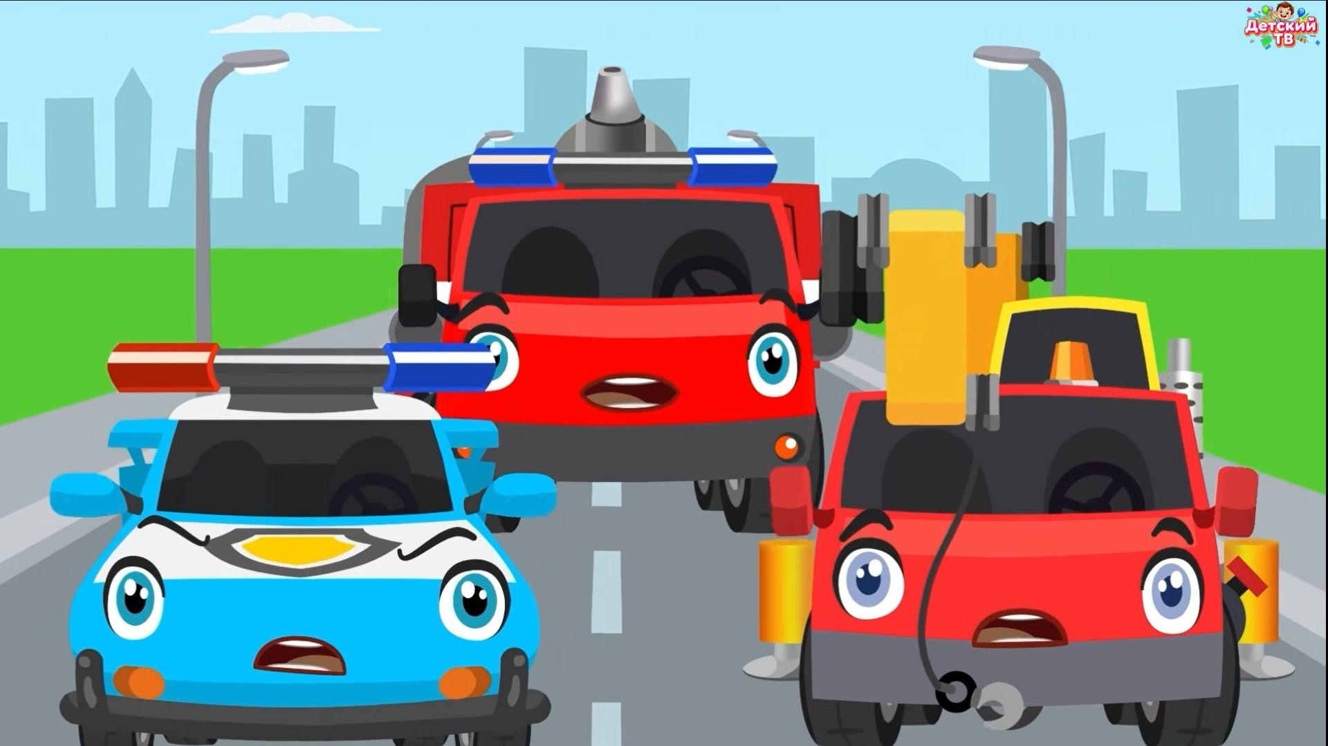 Машинки спасают город 🚓 Спасательная миссия! Мультик для детей