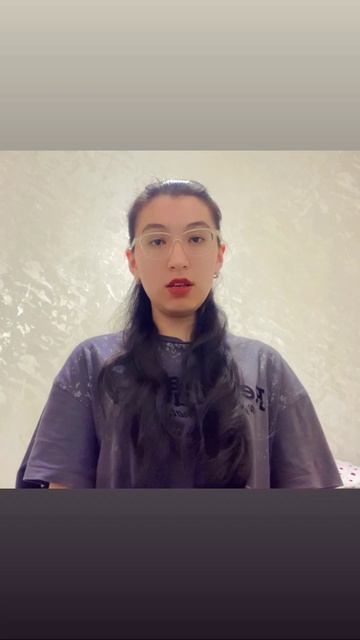 Анна Ахматова. Песня последней встречи — читает Умарова Жасмина