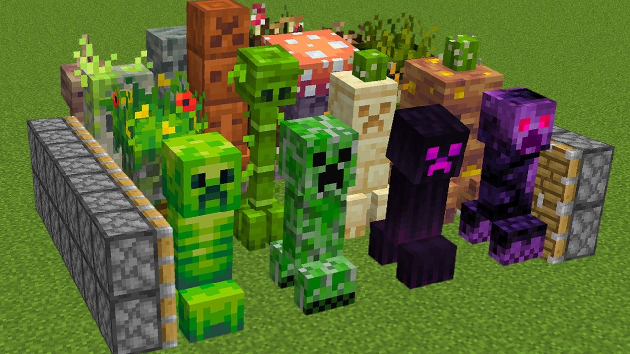 Все новые КОМБИНАЦИИ Криперов Мутантов в Minecraft!