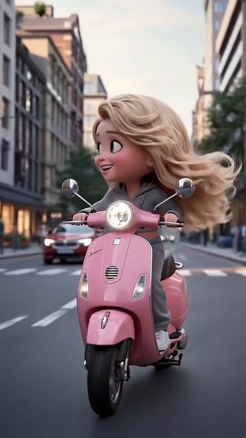 Мультфильм про девочку созданный ИИ