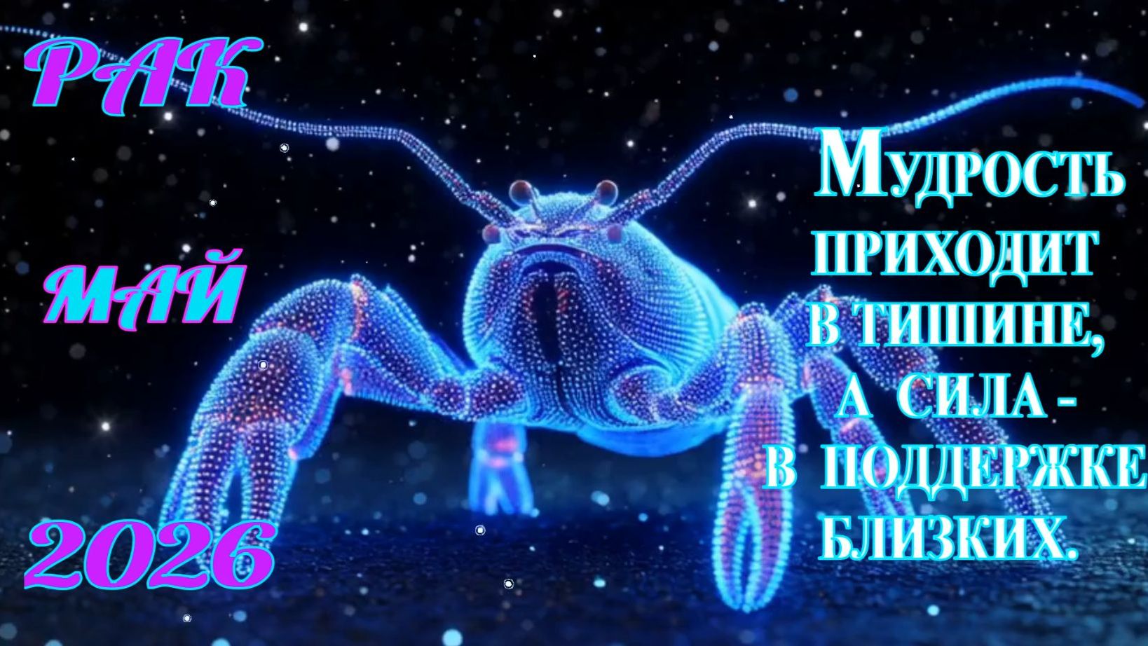 Рак.  Гороскоп  на май  2026 года.