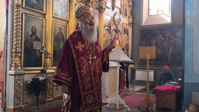 Проповедь митрополита Иоанна в Светлую среду в Смоленском соборе г. Козьмодемьянска