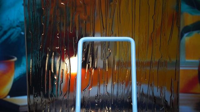 Стекло Ниагара бронза, толщина 4 мм (рифленое стекло)