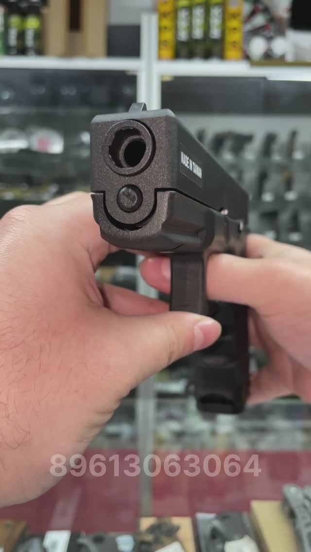 Страйкбольный пистолет KJW Glock G17, GBB, GAS, Black, металл. затвор