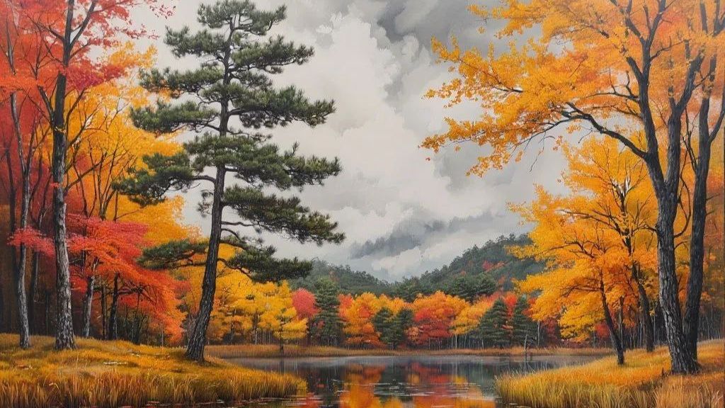 Лес-иероглиф. Дмитрий Черниченко