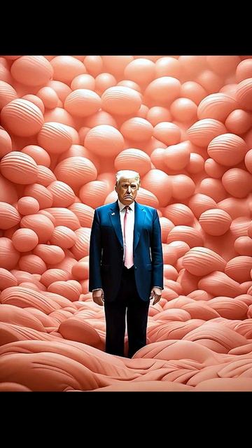 В каком мире живет Дональд Трамп. Позитив. Юмор. Нейросеть. ИИ #настроение #юмор #смешное #анекдот