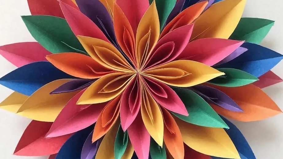 как сделать легко и быстро, и красивый цветок из бумаги? буквально 5 минут.