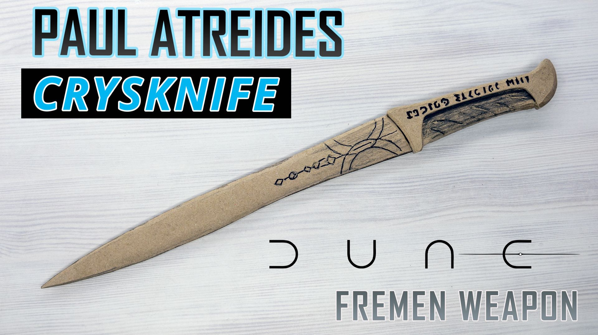 Крискнож из Дюны, сделанный своими руками, выглядит безумно реалистично