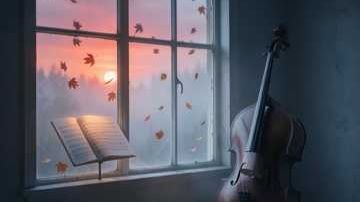 Прохлада веет утром из окна