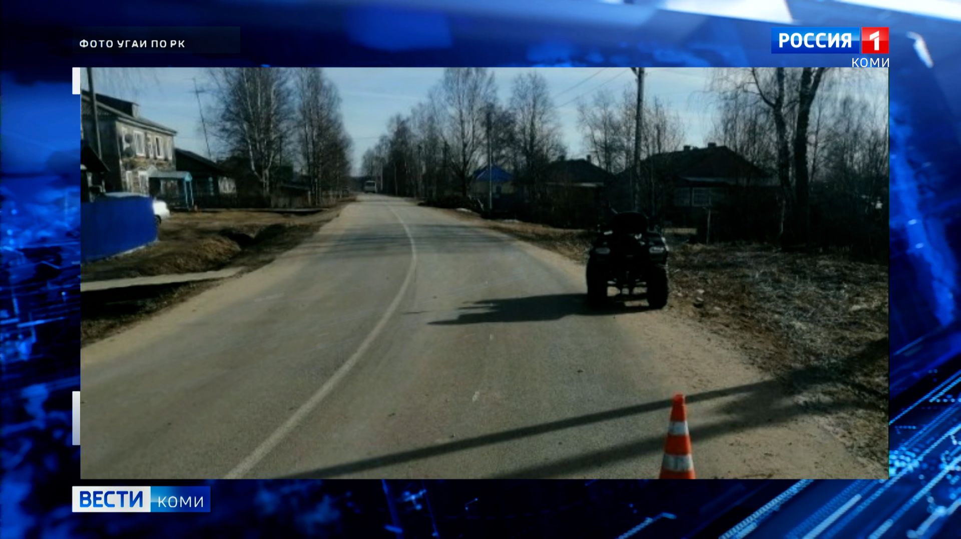 В поселке Жешарт нетрезвый водитель квадроцикла опрокинулся на проезжей части