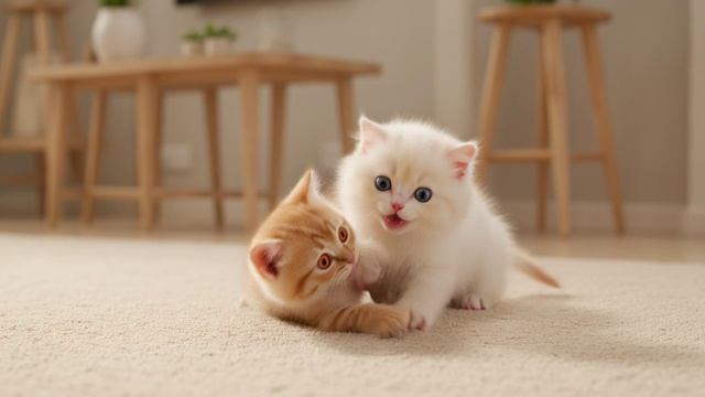 😂 Эти котята не умеют скучать! Смешное видео для детей