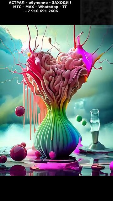 Мистика и фантастика. Красивое астральное фэнтези. ИИ. Арт нейросеть. фэнтези #реальность #фэнтези