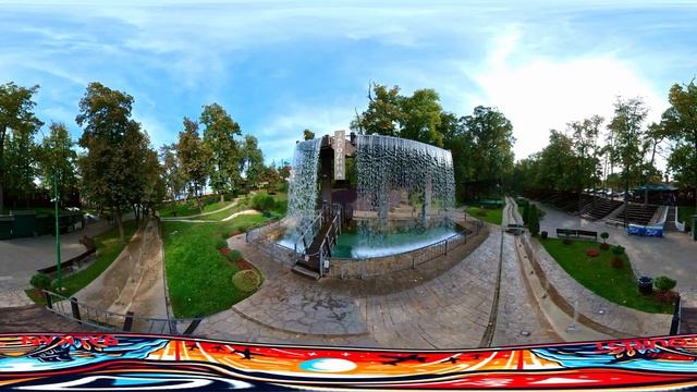 Waterfall Jagodina - Vodopad Jagodina Veštački Vodopad U Aračlijskom Potoku 360 Video 4kVirtual Tour