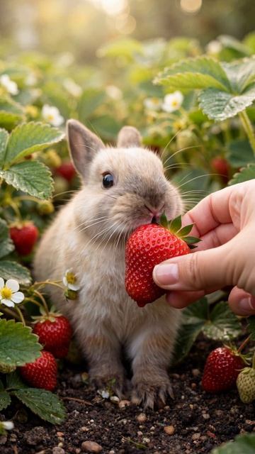 💖Самое милое чавканье на свете #кролик  #кроликестворбит #умиление #АСМРкролика #звукиеды #милашка