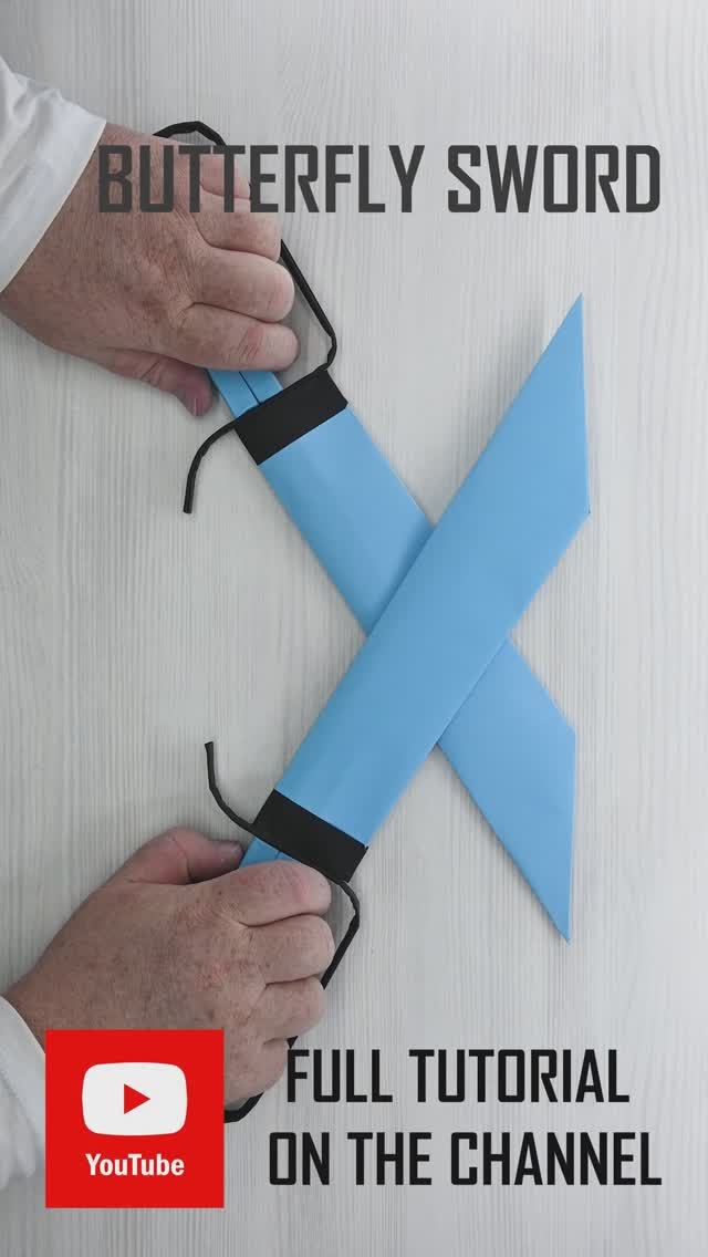 Китайское оружие - Мечи бабочки из бумаги
