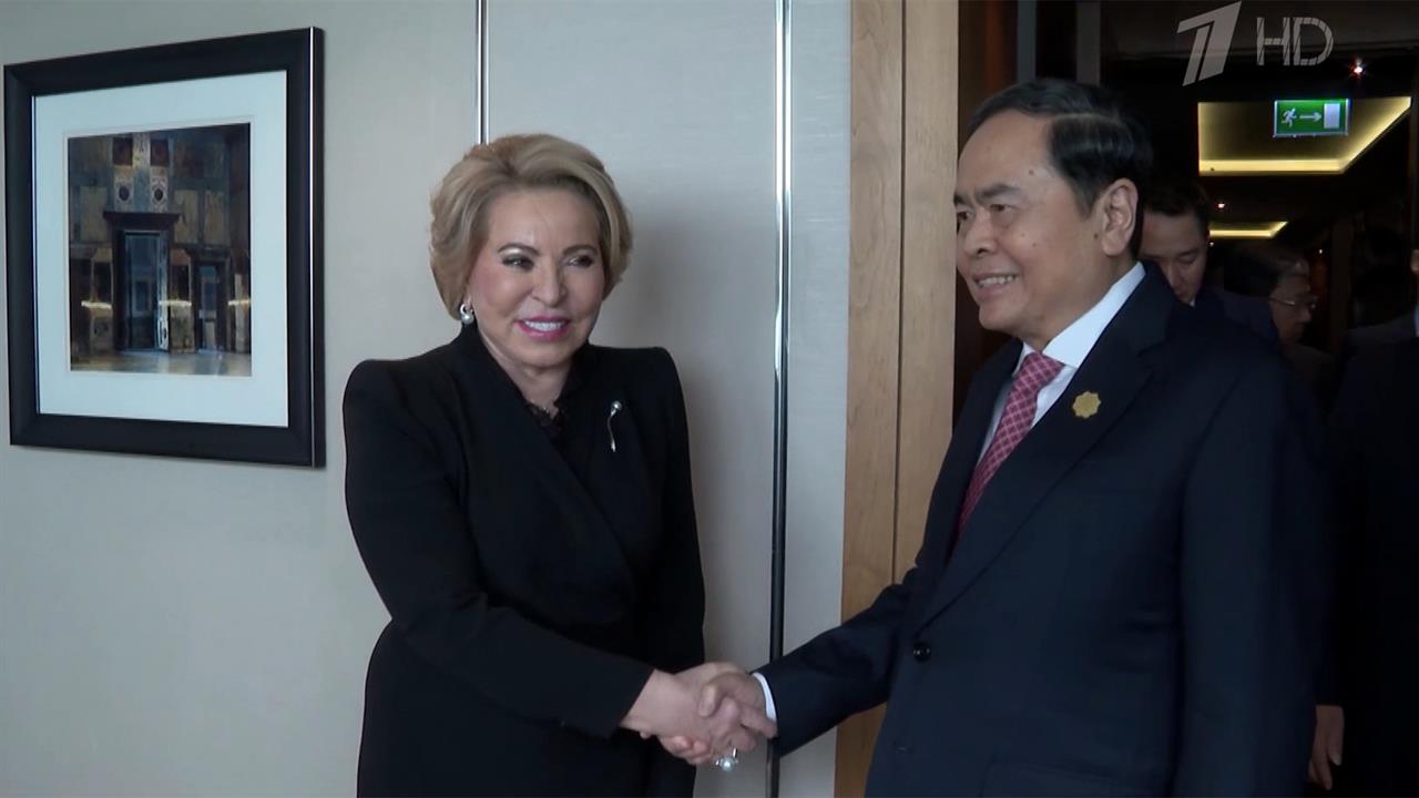 Валентина Матвиенко и Чан Тхань Ман обсудили укрепление российско-вьетнамского партнерства.