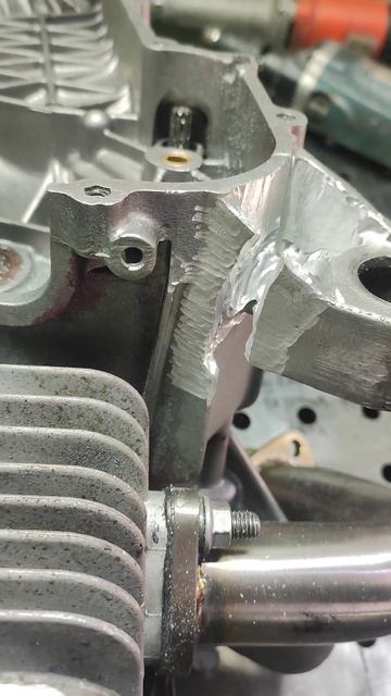 Сварка и усиление корпуса вариатора