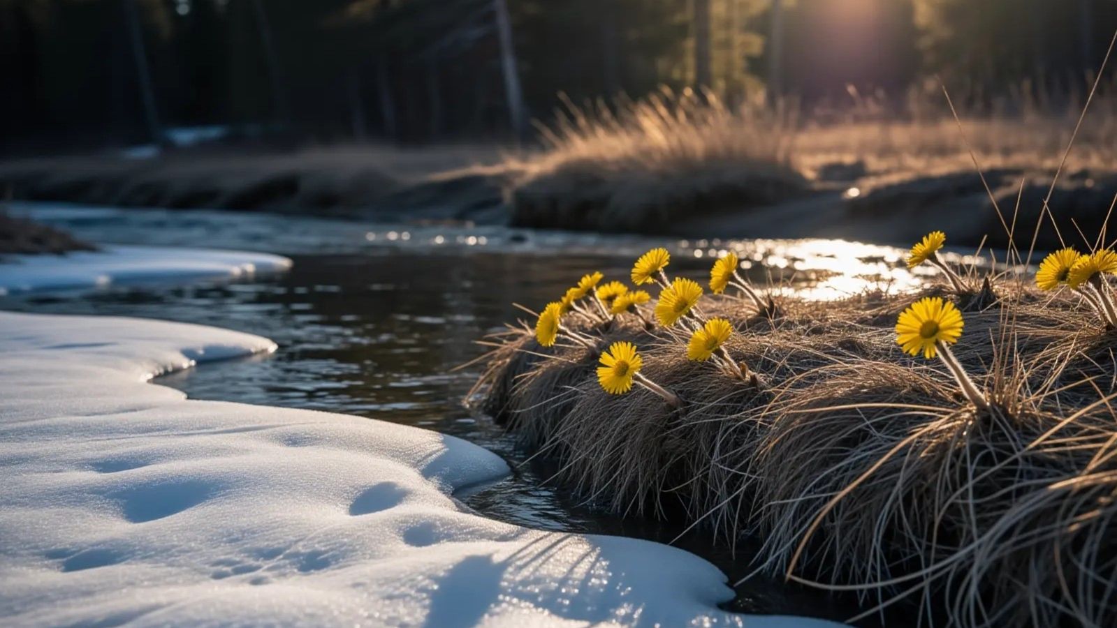 Мать-и-мачеха стала вестником весны в Югре