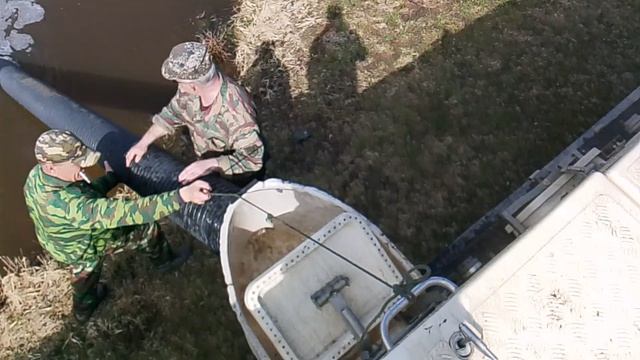 Зарыбление карпа в 7-ой водоём РК 