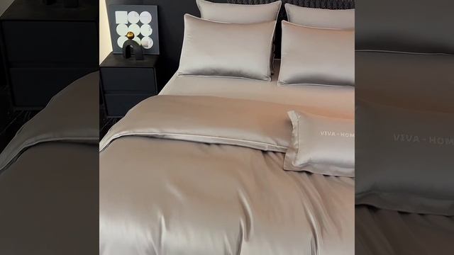 Комплект постельного белья Однотонный Сатин Премиум «Жемчужная дымка»