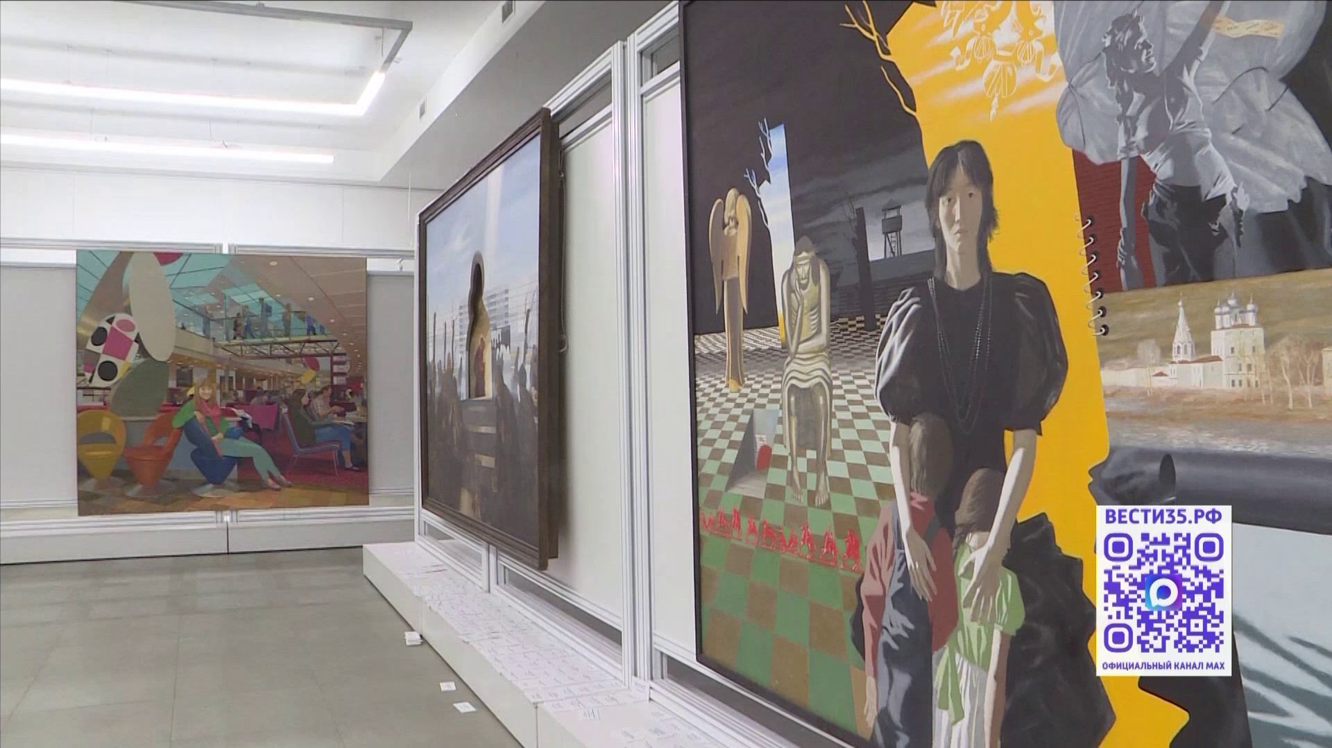 Выставка вологодского художника Юрия Воронова открылась в Областной картинной галерее