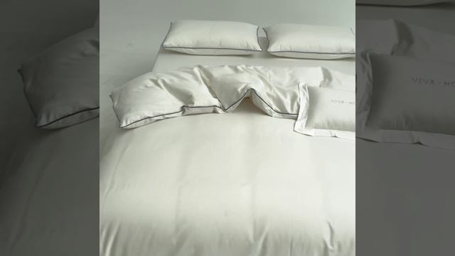 Комплект постельного белья Однотонный Сатин Элитный «Идеальная белизна»