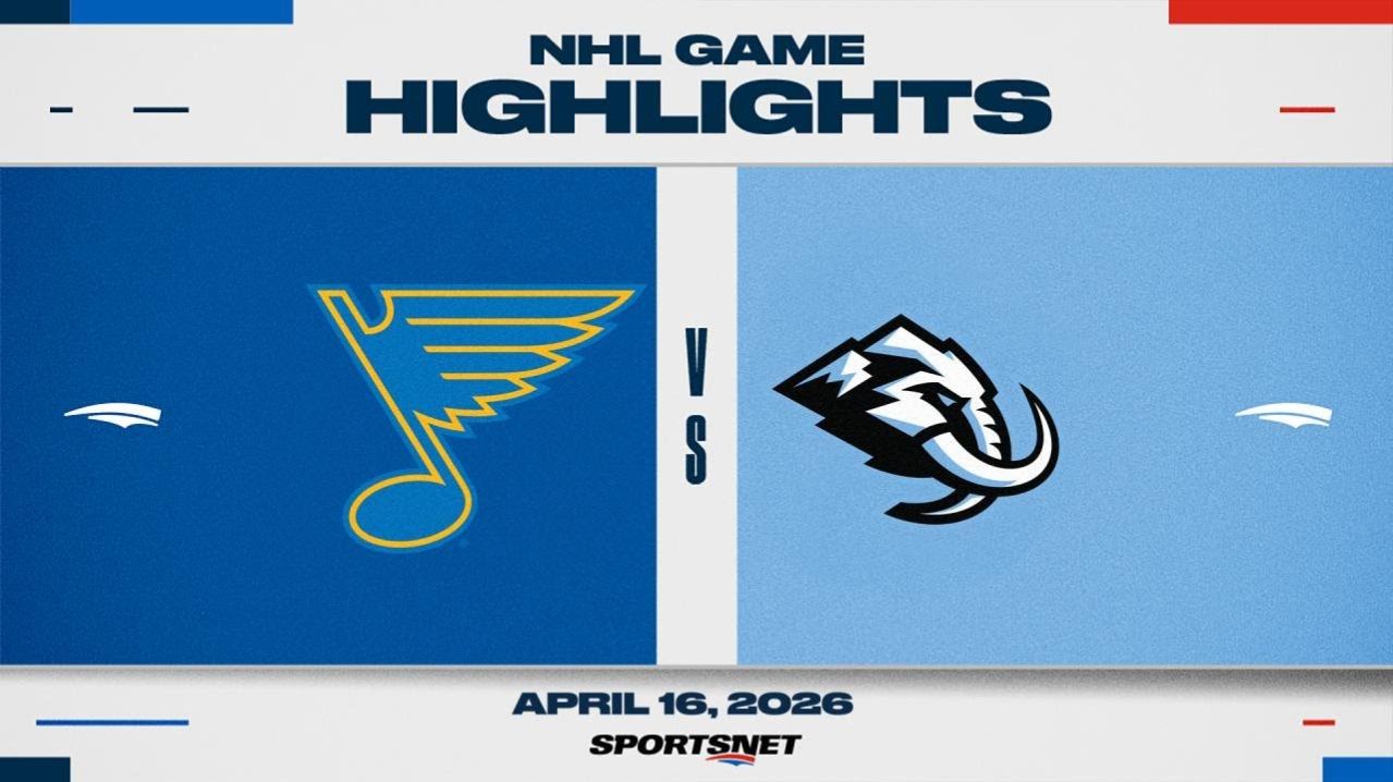 NHL Highlights ｜ Blues Vs. Mammoth -  April 16, 2026