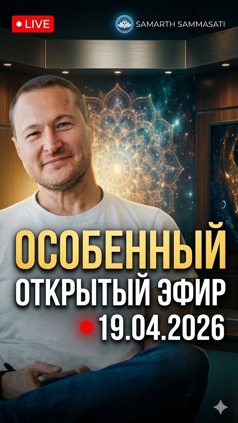В это воскресенье 19.04.26 особенный день.  Мы проводим открытый эфир для всех!!!