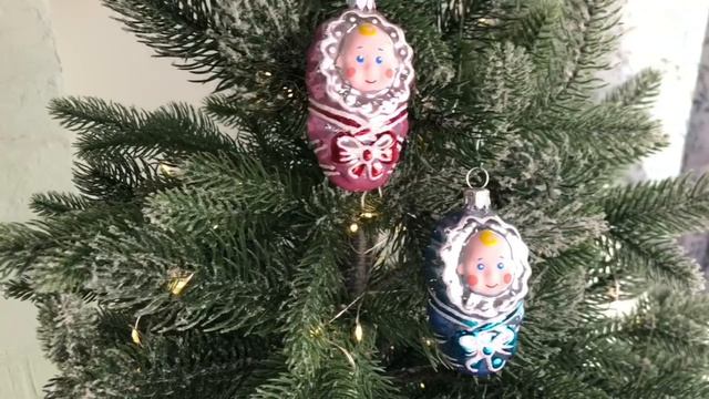 Набор елочных фигурок МАЛЮТКИ, 85 мм, 2 шт., С1155