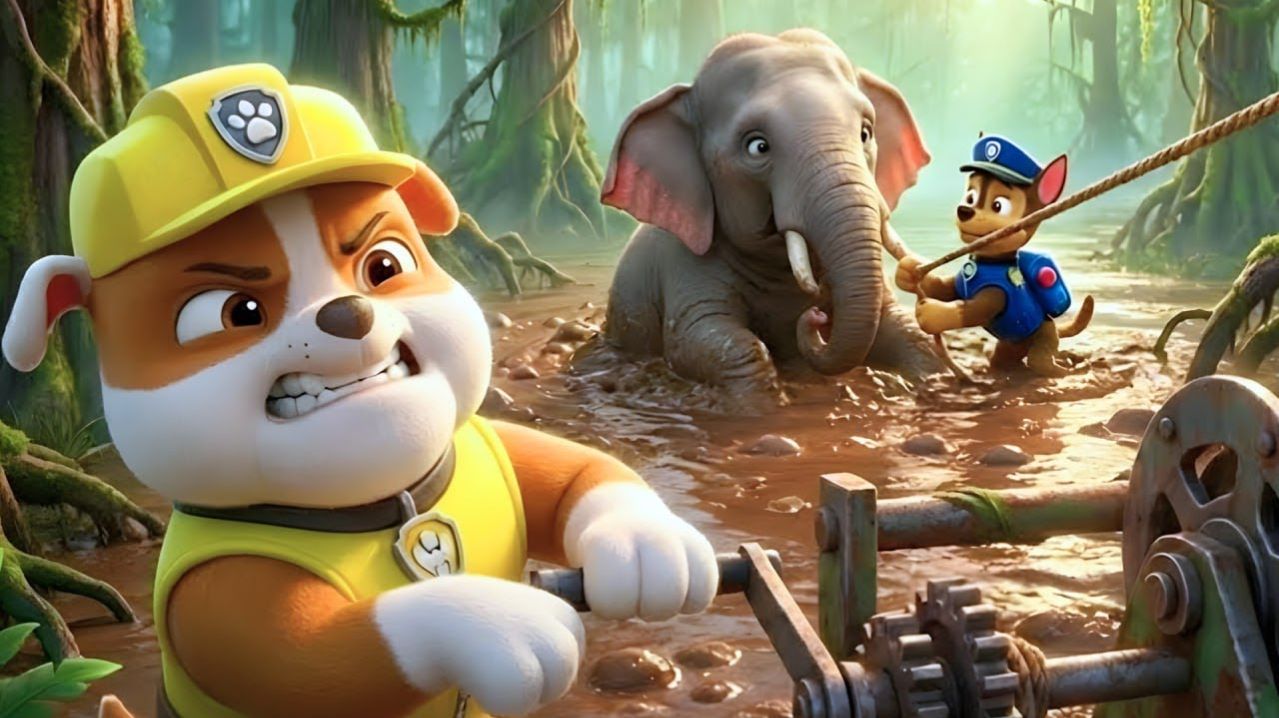 «Щенячий патруль» спасает гигантского слона